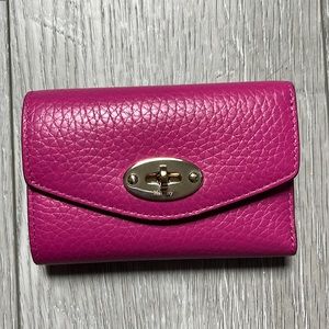 Mulberry Darley Folded Wallet in Mulberry Pink
